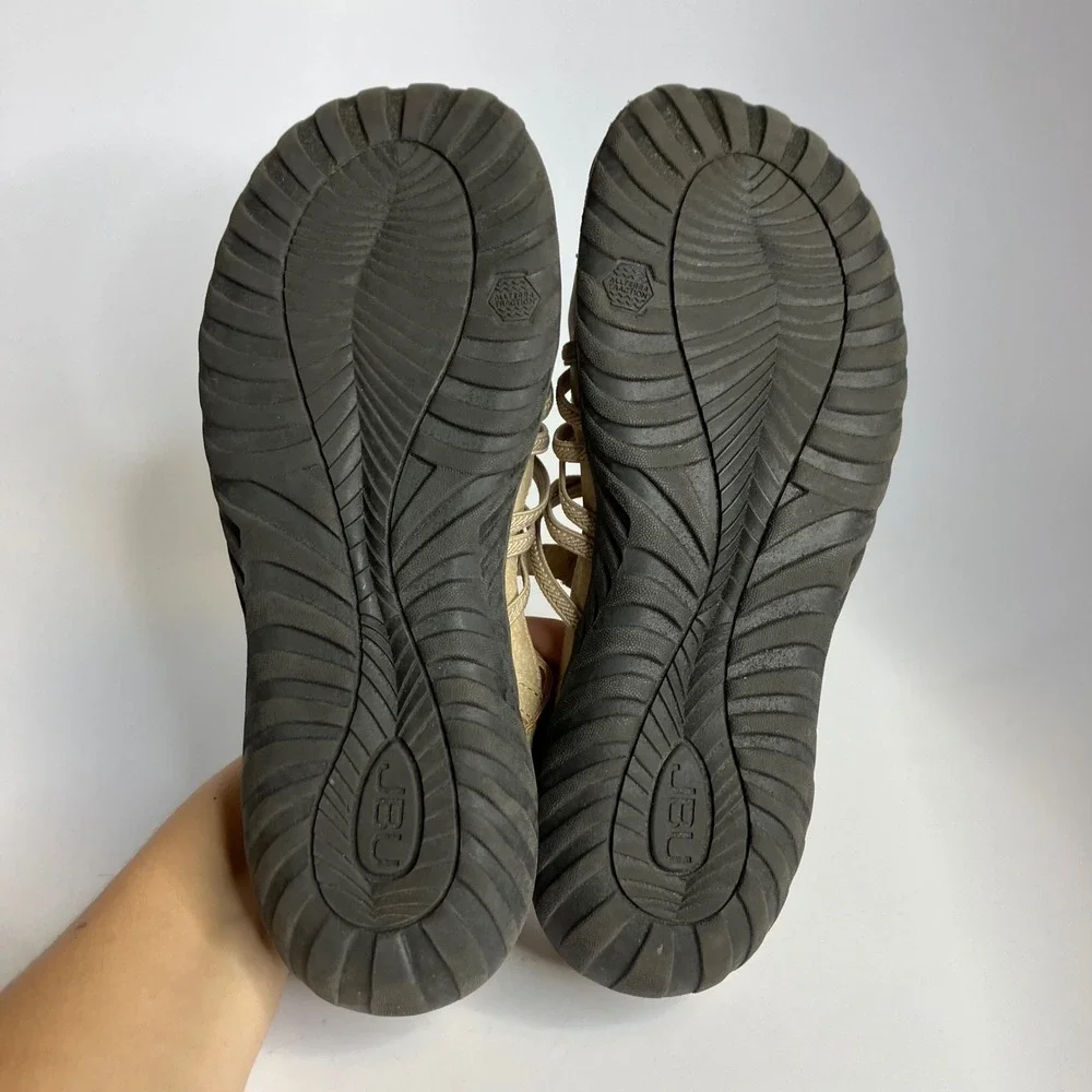 JBU‎ by Jambu Juliet tan casual shoes flats slip on faux leather women's size 7